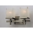 thumbnail image 5 of Maxim 2152LNSN Tetra 2-Light Bath Vanity Wall Light, Satin Nickel, 5 of 5