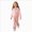 Pink, variant on WXFAZCVU Girls' Clothing Sets Full Zip Hoodie Knit Jacket and Flare Pants Trendy Outfits Size 2-3 Years