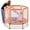 Orange, variant on SHINPT Kids Trampoline Indoor & Outdoor, Mini Trampoline for Kids, Small Trampoline with Ocean Balls, Toddler Trampoline with 30 Heavy-Duty Springs, Baby Trampoline with U-Typed and 2-Way Zipper