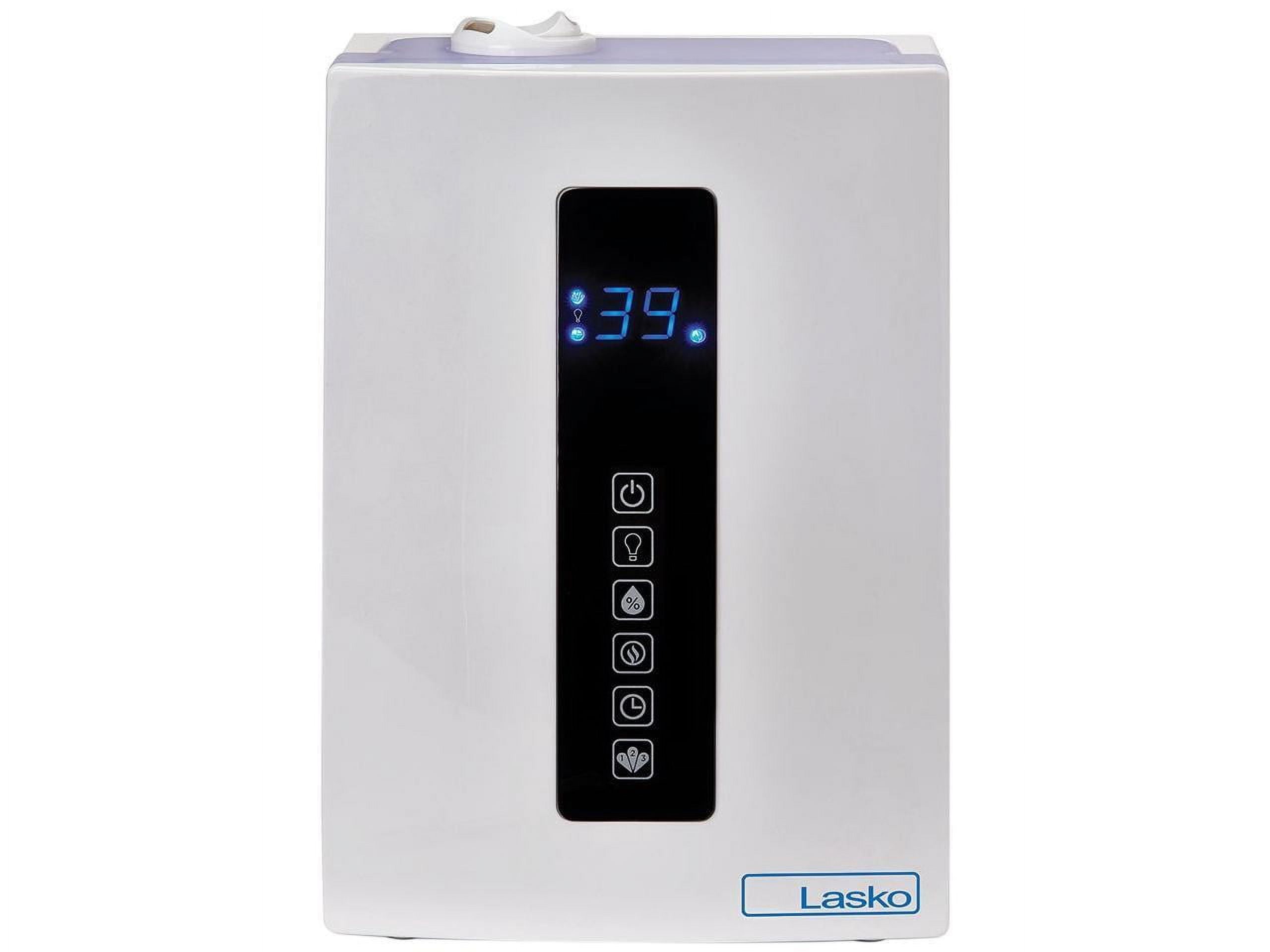 Lasko Quiet Ultrasonic Digital Warm and Cool Mist Humidifier, UH300, White