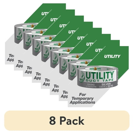 (8 pack) Utility Duck Tape Brand Duct Tape 1.88 in. x 55 yd., Silver