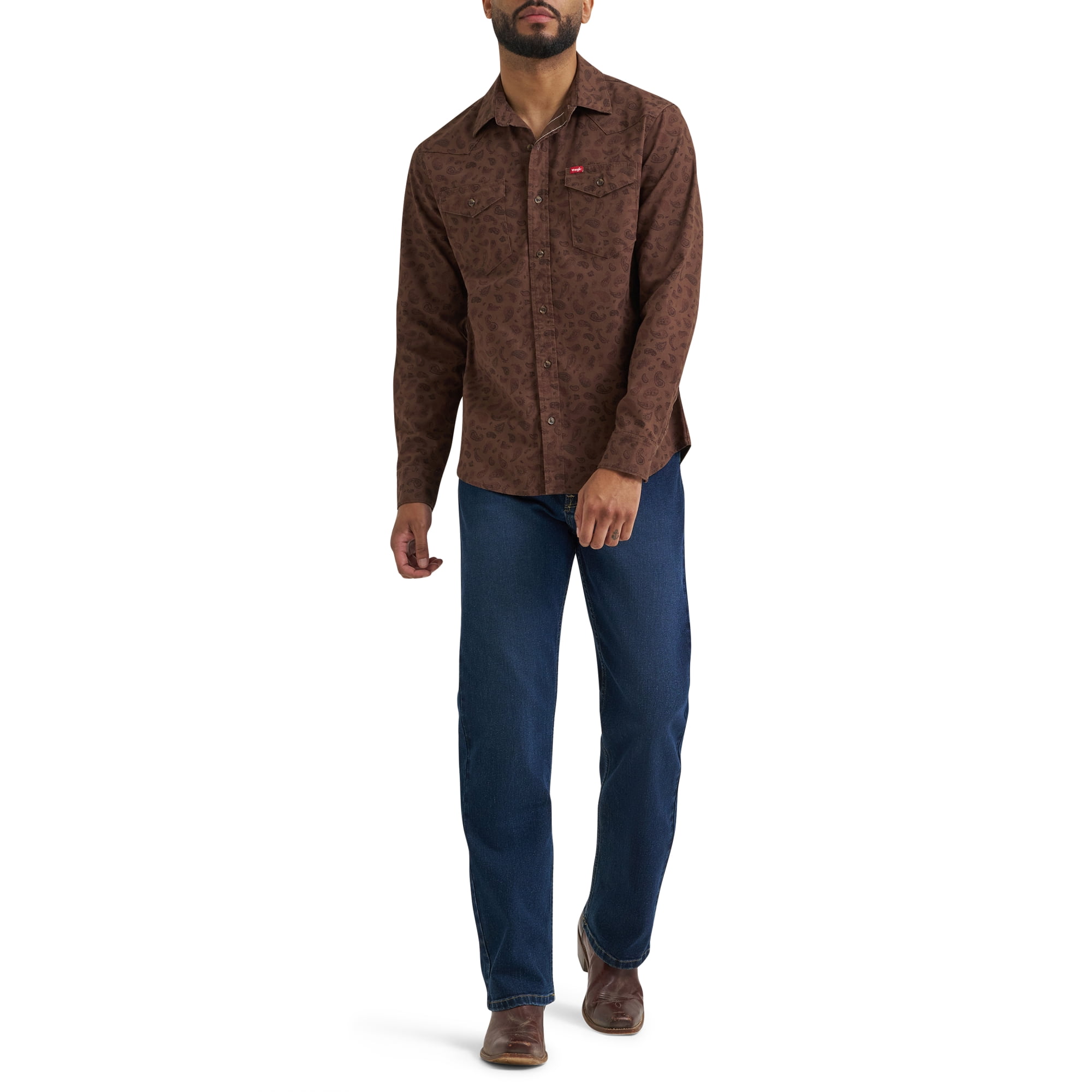 Wrangler® Men's Long Sleeve Woven Shirt