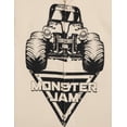 thumbnail image 3 of Monster Jam Grave Digger Hawaiian Button Down Dress Shirt Toddler to Big Kid, 3 of 4