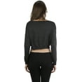 thumbnail image 6 of ToBeInStyle Women's Long Sleeve Cropped Sweater, 6 of 9