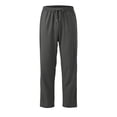 thumbnail image 6 of Zimjoy Active Athletic Pants for Men Stretch Drawstring Wasit Track Pants Casual Open Bottom Joggers for Workout, Dark Gray M, 6 of 8