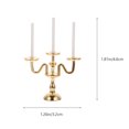 thumbnail image 2 of 2pcs Mini House Candle Holders Mini Home Decorations Delicate Candle Holders, 2 of 9