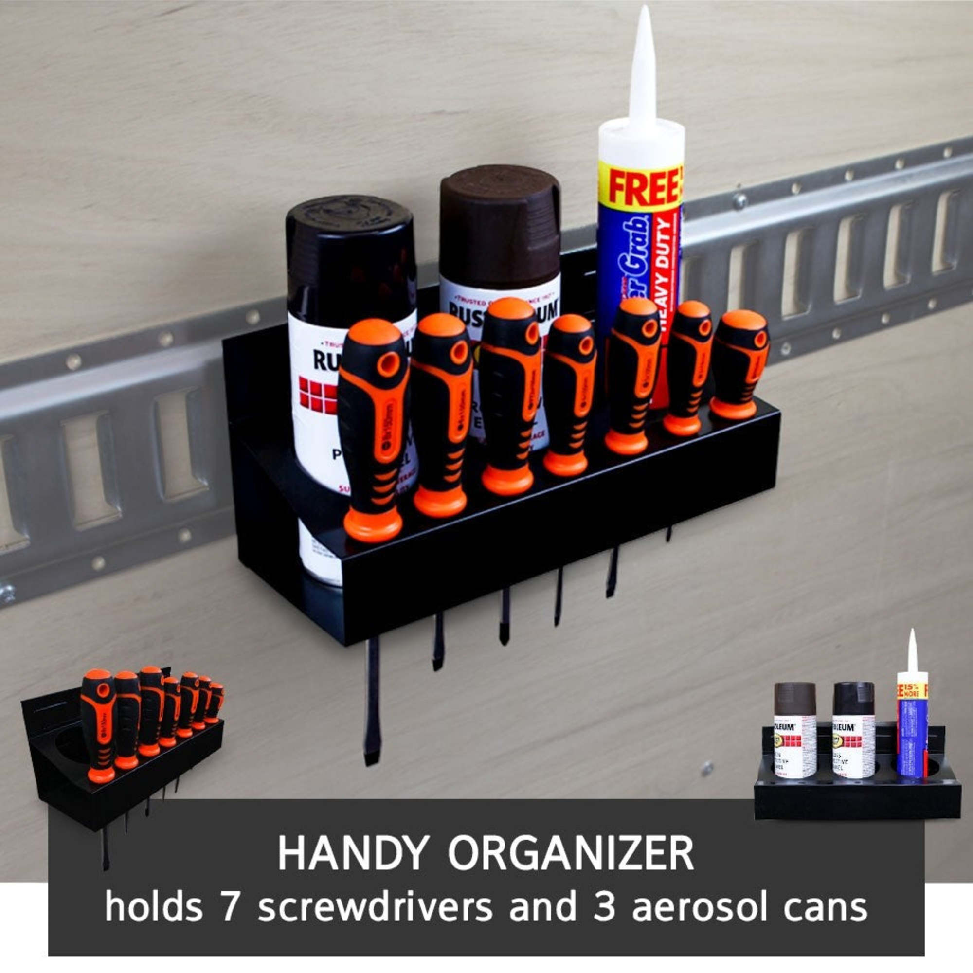 "DC Cargo Mall Spray Can Holder for E Track E Track Accessories Spray Can Rack for