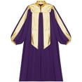 thumbnail image 4 of iixpin Kids High School and Bachelor Graduation Gown 2024 Confirmation Christening Robe Halloween Costumes Purple 8, 4 of 6