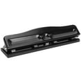 thumbnail image 2 of 4‑Hole Adjustable Punch Manual Office Home Universal Paper Punching Machines 999D, 2 of 14