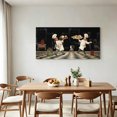 Chef Canvas Wall Art, Rustic Vintage Kitchen French Country Dessert ...