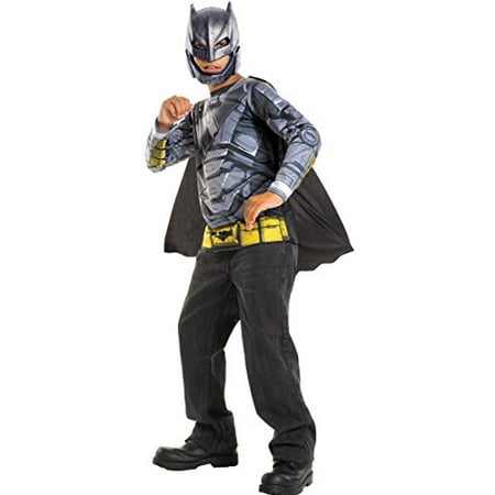 Rubie's Costume Batman v Superman: Dawn of Justice Armored Batman Child Top, Small