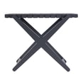 thumbnail image 2 of Butler Specialty Company Cipriani 24" W Wood & Leather Luggage Rack-Gray, 2 of 5