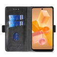 thumbnail image 2 of Pour Transsion Infinix Hot 40i Étui en Cuir Double Couleur Support Rabattable Couverture de Téléphone Intelligent - Noir+gris, 2 of 5