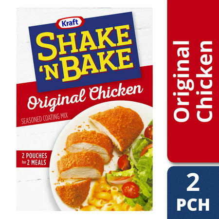(3 Pack) Kraft Shake 'n Bake Original Chicken Seasoned Coating Mix, 4.5 oz (Best Fried Chicken Batter)