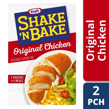 (3 Pack) Kraft Shake 'n Bake Original Chicken Seasoned Coating Mix, 4.5 oz