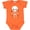 Orange, variant on Inktastic Happy Halloween Spooky Skeleton and Stars Boys or Girls Baby Bodysuit