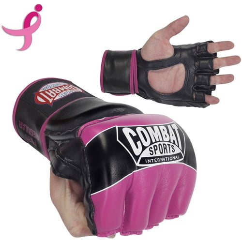 Regular - Pink Everlast Pro Style Grappling MMA Gloves S/M 