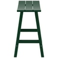 thumbnail image 6 of Florence Outdoor 24" HDPE Plastic Saddle Seat Barstool Dark Green (Set of 2), 6 of 7
