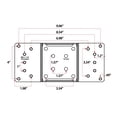 thumbnail image 3 of Mail Boss Extension de Hauteur de Poteau 6 Pouces Granit, 3 of 5