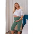 thumbnail image 4 of EKOUAER Maternity Shorts for Women Maternity Capris Yoga Pregnancy Short Pants Soft Joggers Lounge Bottoms, 4 of 5