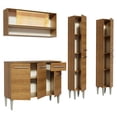 thumbnail image 4 of Cocina Integral Completa 169cm Emilly Winter Madesa 08 - Marrón Madesa GREM169008, 4 of 9