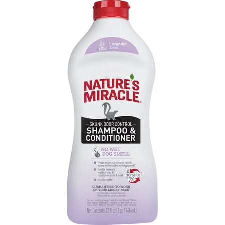 Natures Miracle Skunk Odor Remover 32 Ounces, Odor Neutralizing Formula, Pour - HG-5123