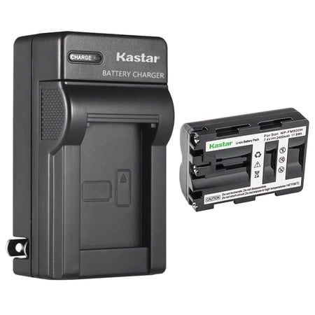 Kastar 1-Pack NP-FM500HN Battery and AC Wall Charger Replacement for Sony DSLR-A550Y DSLR-A560 α560 Alpha A560 DSLR-A560B DSLR-A560H DSLR-A560L DSLR-A560Y DSLR-A580 α580 Alpha A580 Camera