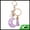Purple, variant on 1 Pc Handbag Charms Keychain Moon Star Tassel Bag Accessories Yellow