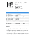 thumbnail image 2 of Front and Rear Strut Assembly Set - Compatible with 2012 - 2016 Jeep Compass 2013 2014 2015, 2 of 2