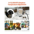 thumbnail image 5 of Original Choice Propane Heater, 13000 BTU Portable Infrared Heater for Indoor/Outdoor Use, Single Burner, 5 of 11