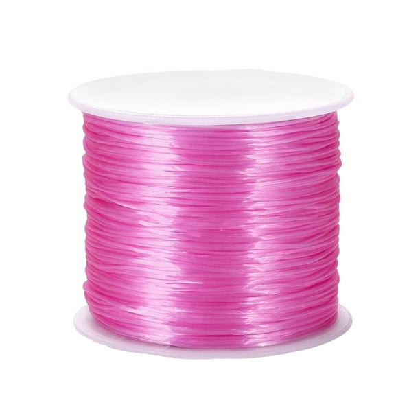 Cuerda elástica de 0.8mm y 60m Soledad Hilo elástico Rosa