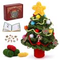 thumbnail image 1 of HLONK Christmas Crochet Kits for Beginners  Complete Christmas Tree Decor DIY Crochet Kit Craft Knitting Kit with Crochet Hooks Yarns Step-by-Step Video Tutorials DIY Gift Deco for Adults, 1 of 6