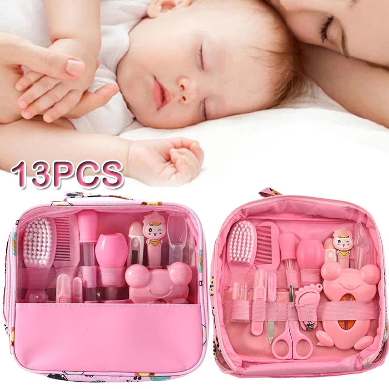 OBOSOE 13PCS Newborn Care Kits Baby Hygiene Kits Grooming Kits Scissors ...