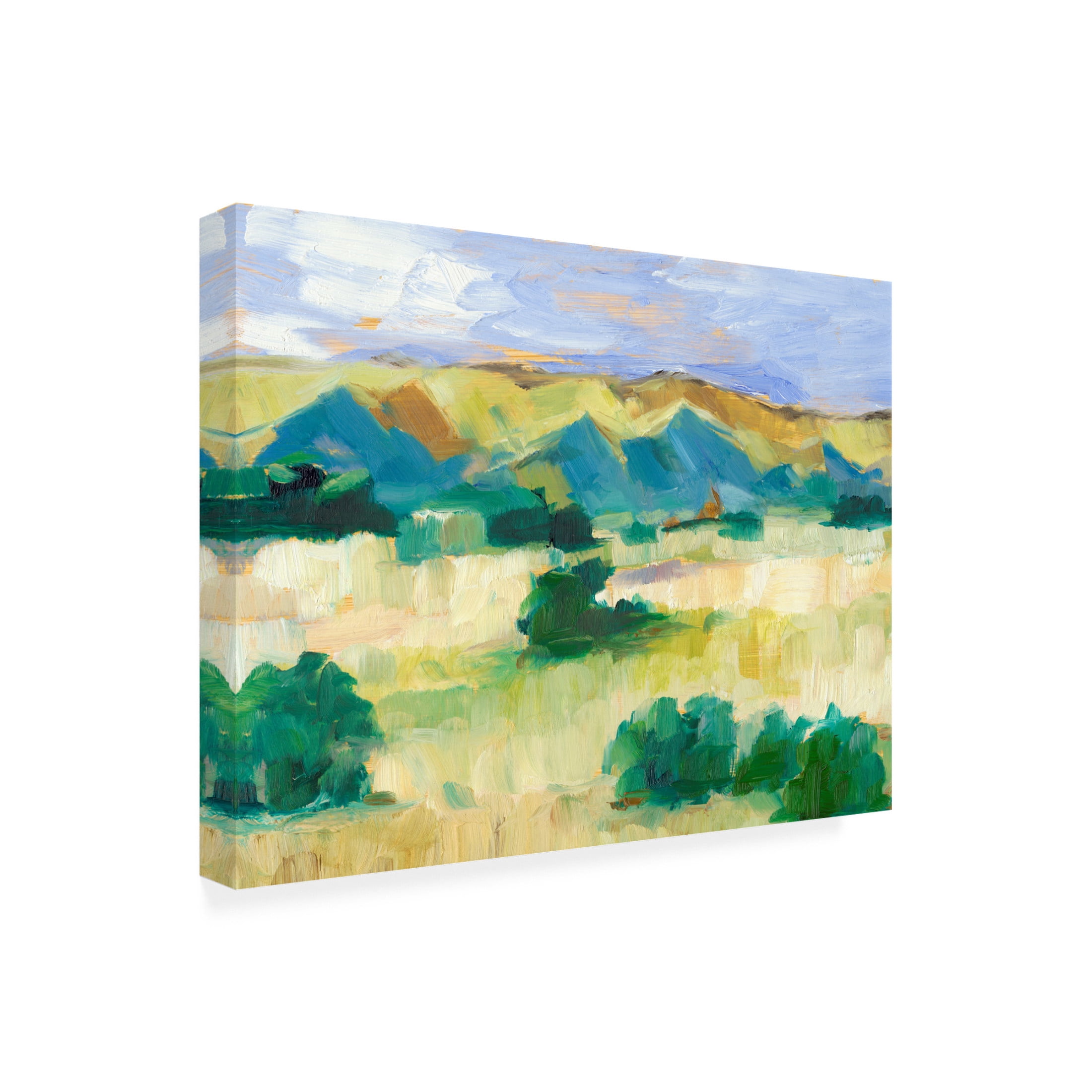 Canvas Wall Art - Ethan Harper 'Western Valley II' Wall Art for Living Room, Bedroom, or Office Décor by Trademark Fine Art - 24 x 18 Inches