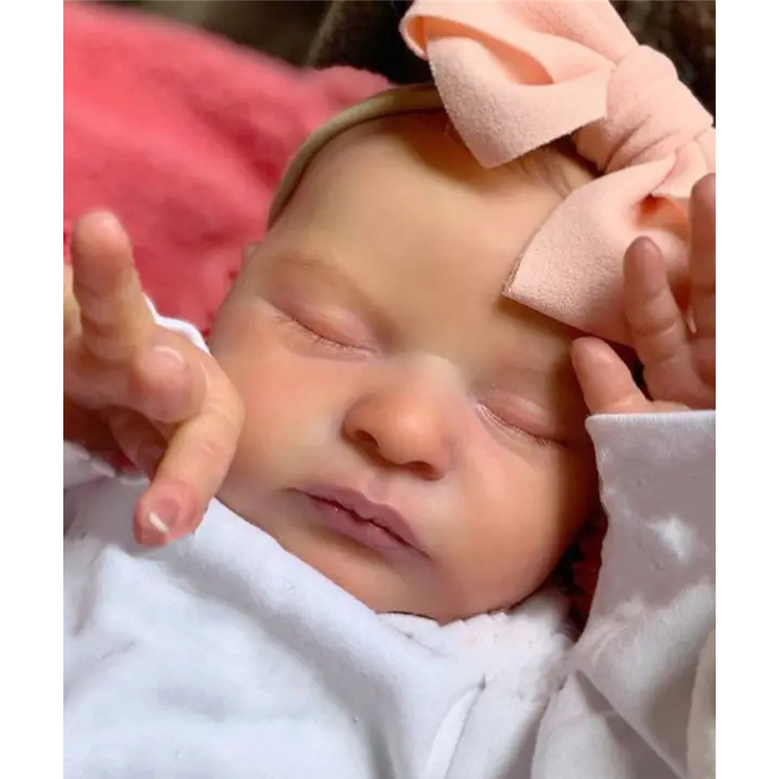 20 Inch Laura Finished Painted Realistic Reborn Baby Doll Handmade Reborn Premature Baby Newborn Child Toy Character Gift Doll Christmas Gift/Thanksgiving Gift/Birthday Gift