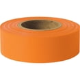 thumbnail image 1 of Presco Solid-Color Roll Flagging, PresGlo, Taffeta, 1 3/16" x 150', Orange Glo 12/Case (4 Cases), 1 of 1