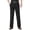 Black, variant on Iaqnaocc Mens Dress Pants Classic Fit Stretch Wrinkle Resistant Casual Office Men's Pants Regular Flat Front Straight Leg Trousers Black L