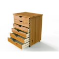 thumbnail image 1 of Adeptus Solid Wood 76152  6 Drawer Wide Roll Cart - Med Pine, 1 of 9