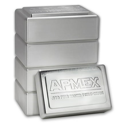 1 kilo Silver Bar - APMEX (Stackable/IRA (Best Way To Sell Silver Bars)