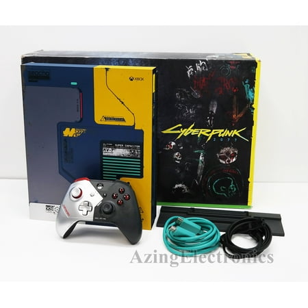 Refurbished Microsoft Xbox One X Cyberpunk 2077 Limited Edition 1TB Console w/ Controller