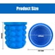 thumbnail image 3 of Bandeja de cubitos de hielo, cubo de hielo de silicona con tapa, sin BPA, fabricante de cubitos de hielo portátil 2 en 1, molde de cubitos de hielo Genie para whisky congelado, cóctel, bebidas, azul Adepaton DLM466, 3 of 7