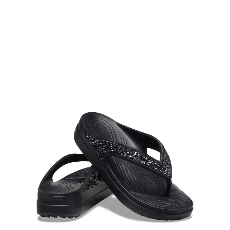 Crocs Women's Sloane Glitter Flip Sandals - Walmart.com