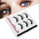 thumbnail image 5 of 3 Pairs False Eyelashes Liquid Eyeliner Tweezers Set Waterproof Eye Makeup Tools3D-03, 5 of 5