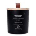 thumbnail image 2 of Better Homes & Gardens 13oz Warm Leathered Amber Scented Wooden Wick Jar Candle, 2 of 6