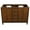 Walnut, variant on MCM 48" Double Sink Solid Wood Vanity in Walnut (Cabinet Only)