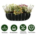 thumbnail image 4 of Haofy 3PCS Felt Basket Liner Set, Breathable for Hanging Planters, Window Boxes, Garden Fence, 4 of 7