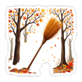 thumbnail image 3 of Magic Broomstick Stickers, Waterproof Witch Sticker for Water Bottle Laptop Phone Cases Planner Skateboard Luggage Helmet Party Favor Decor, Ideal for Adults Teens Teacher Rewards, 3 of 9