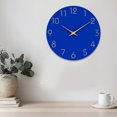 thumbnail image 2 of Mozhitti Wall Clock 12 Inch Silent Non-Ticking Wall Clocks Battery Operated - Modern Simple Wooden Clock Decorative for Kitchen,Home,Bedrooms,Bathroom,Office,Living Room(Blue), 2 of 9