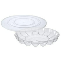EcoQuality Clear Deviled Egg Tray with Lid - Durable Egg Carrier Storage Tray Platter for Picnic, Parties, Events (1)