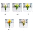 thumbnail image 6 of Famyfamy mulation Flower 5 Forks Reed Artificial Flower Living Room Flower Home Furnishings Decor Wedding Flowers, 6 of 18